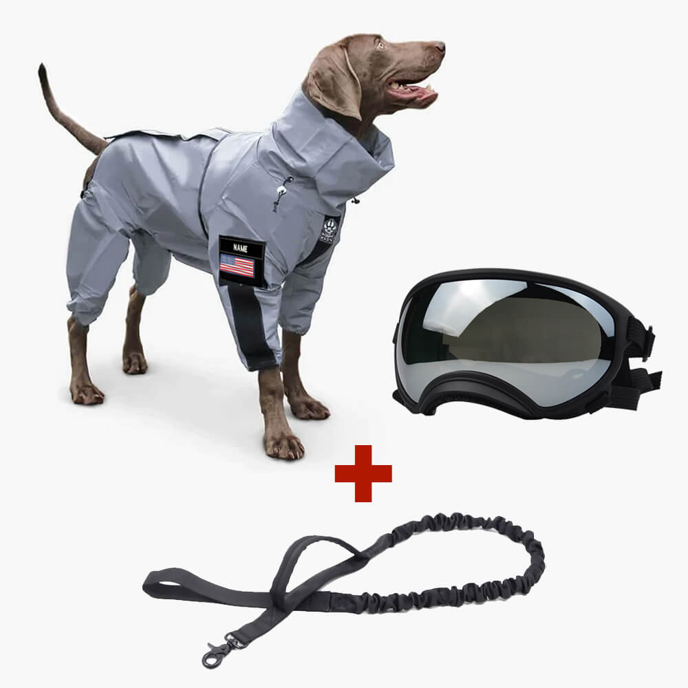 GlowGuard Reflective WaterProof Dog Coat For All seasons