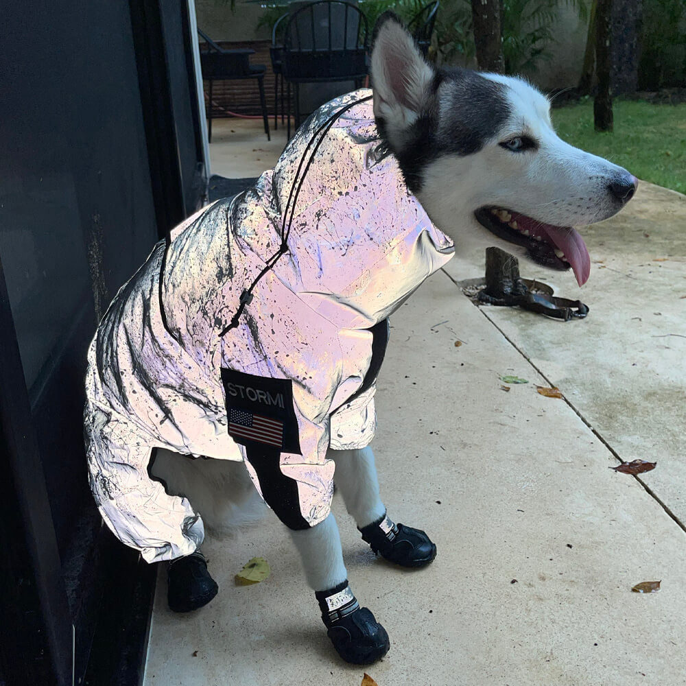 GlowGuard Reflective WaterProof Dog Coat For All seasons