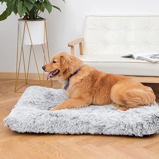 Orthopedic Calming Crate Washable Dog Bed