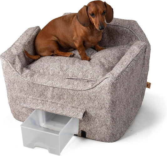 Snoozer Dog Car Seat for Dogs up to 25lbs, Lookout II, Palmer Dove (M)