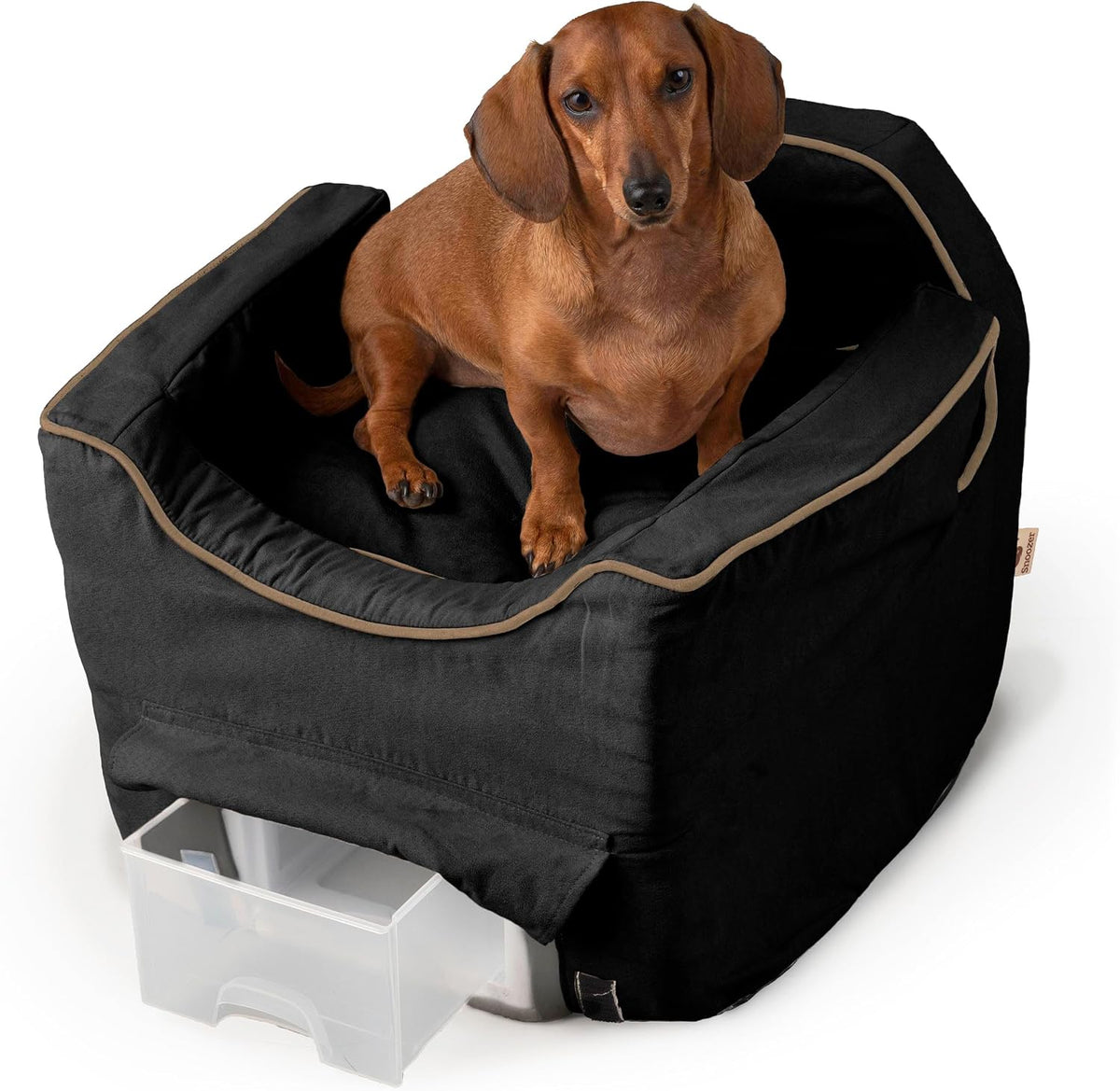 Snoozer Dog Car Seat for Dogs up to 25lbs, Lookout II, Palmer Dove (M)