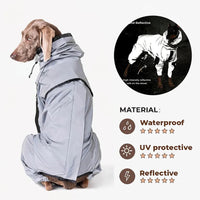 GlowGuard Reflective WaterProof Dog Coat For All seasons